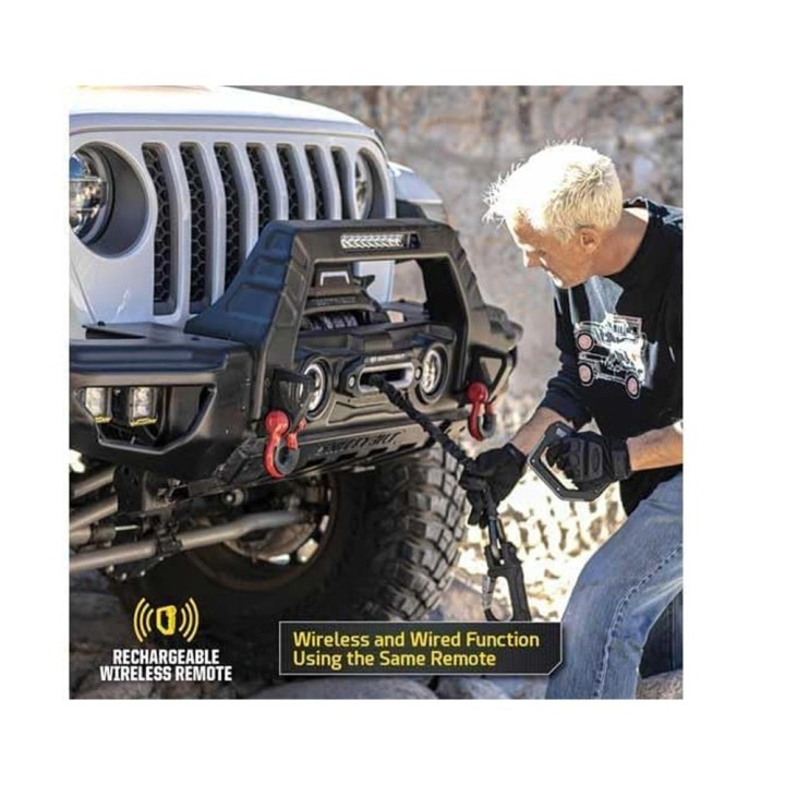 Winch with synthetic rope and wireless remote 10000 lbs X20 GEN3 Smittybilt - view 6