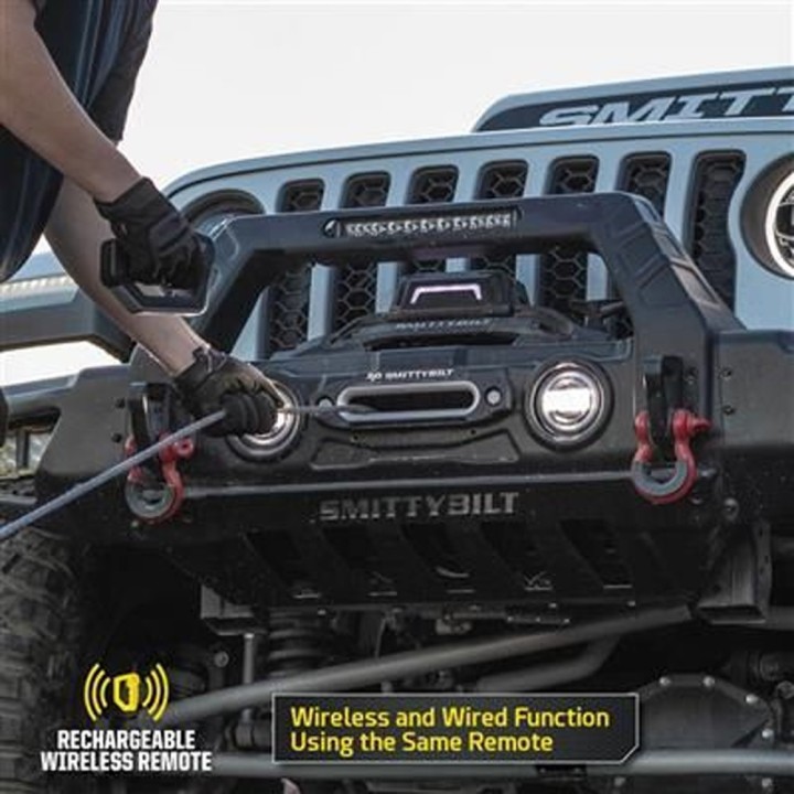 Winch with synthetic rope and wireless remote 12000 lbs X20 GEN3 Smittybilt - view 7