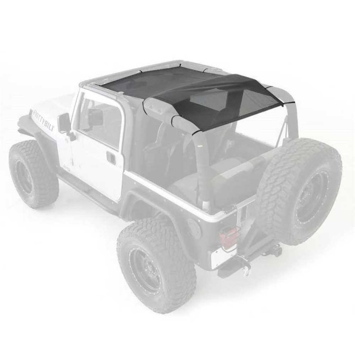 Extended mesh soft top for the Wrangler TJ | Szekla4x4