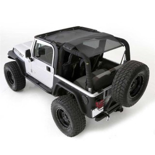 Extended mesh soft top for the Wrangler TJ | Szekla4x4
