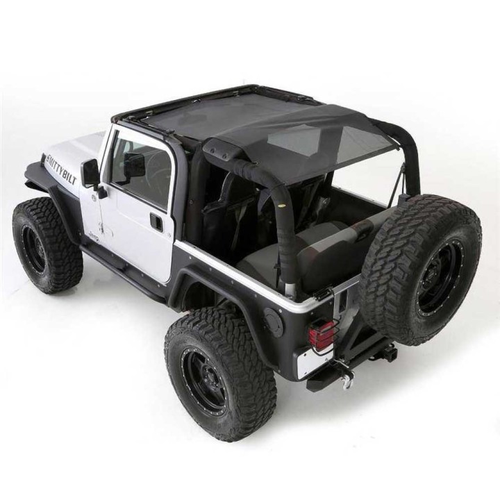 Extended mesh soft top for the Wrangler TJ | Szekla4x4