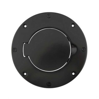 Black aluminium fuel door for the Wrangler LJ | Szekla4x4
