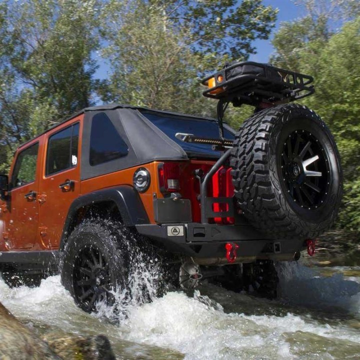 Defender tailgate rack for the Wrangler JK 2 Drzwi