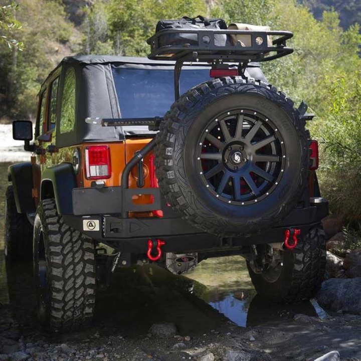 Defender tailgate rack for the Wrangler JK 2 Drzwi