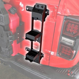 Folding tailgate hinge steps OFD