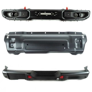 Front bumper with winch plate + rear bumper + skid plate OFD
