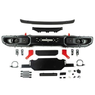 Front bumper with winch plate + rear bumper + skid plate OFD - view 2