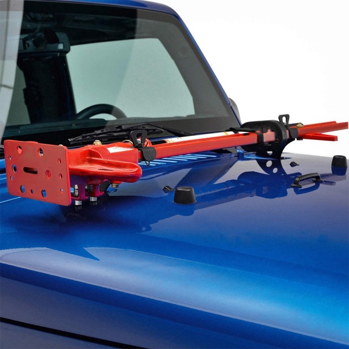 Hi-Lift jack mount for hood or door hinges OFD | Szekla4x4