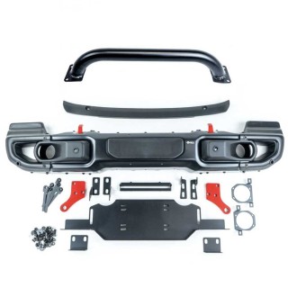 Full coverage steel front bumper with bull bar OFD