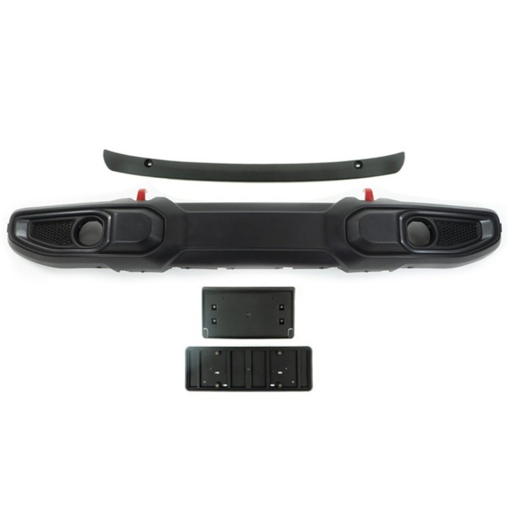 Plastic front bumper without parking sensor holes OFD