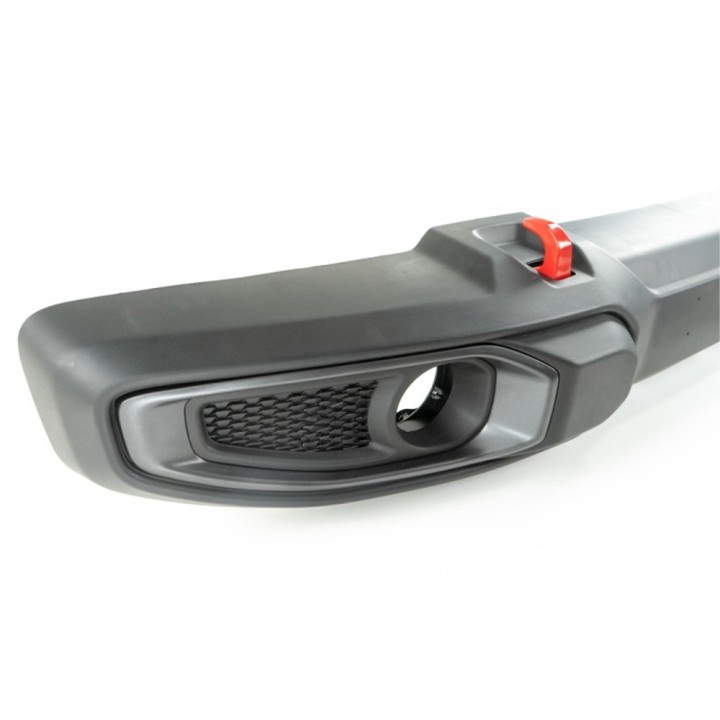 Plastic front bumper without parking sensor holes OFD