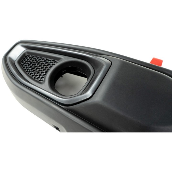 Plastic front bumper without parking sensor holes OFD