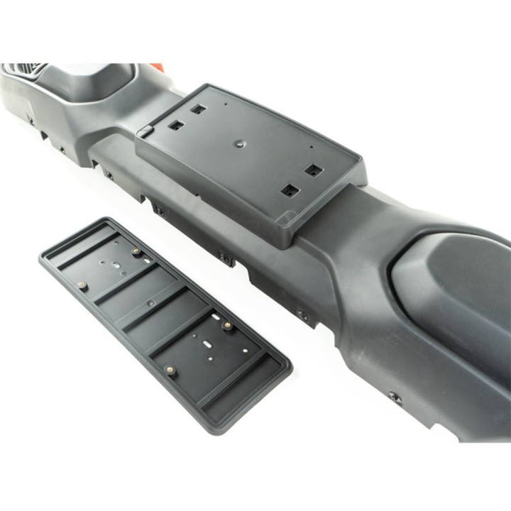 Plastic front bumper without parking sensor holes OFD