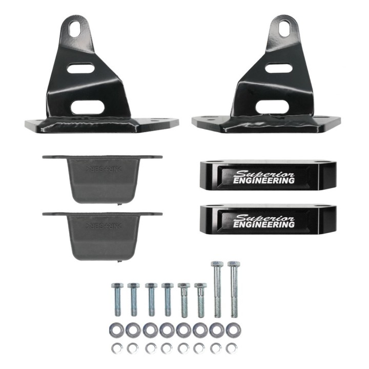 Rear extended bump stops 25mm Superior Engineering