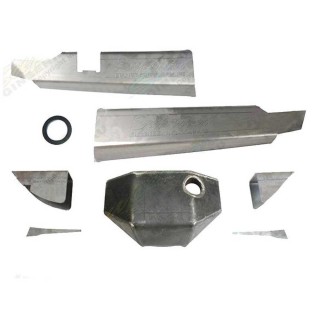 Rear heavy-duty axle guard Superior Engineering | Szekla4x4