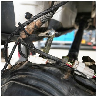 Rear axle wiring harness relocation Superior Engineering