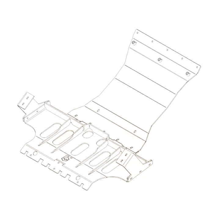 Front skid plate Heavy Duty MAER