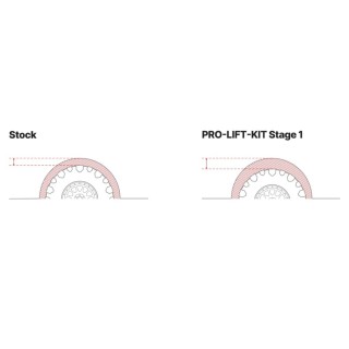 Suspension kit EIBACH lift 2,9" for the F150 Lightning
