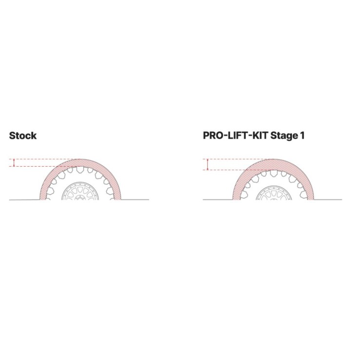 Suspension kit EIBACH lift 2,9" for the F150 Lightning