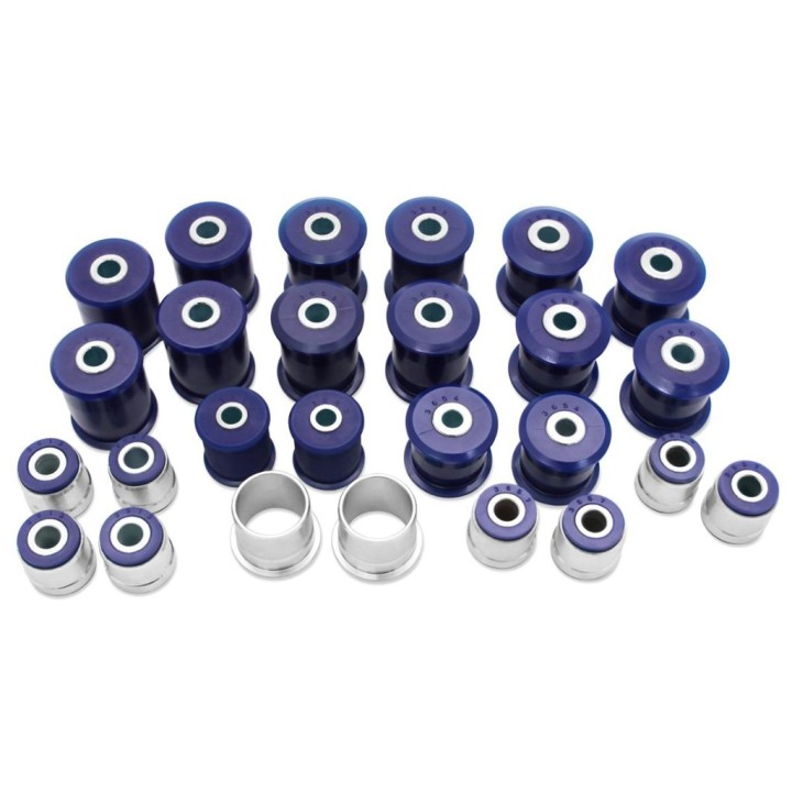 Front and rear kit bushing poliuretanowych suspension