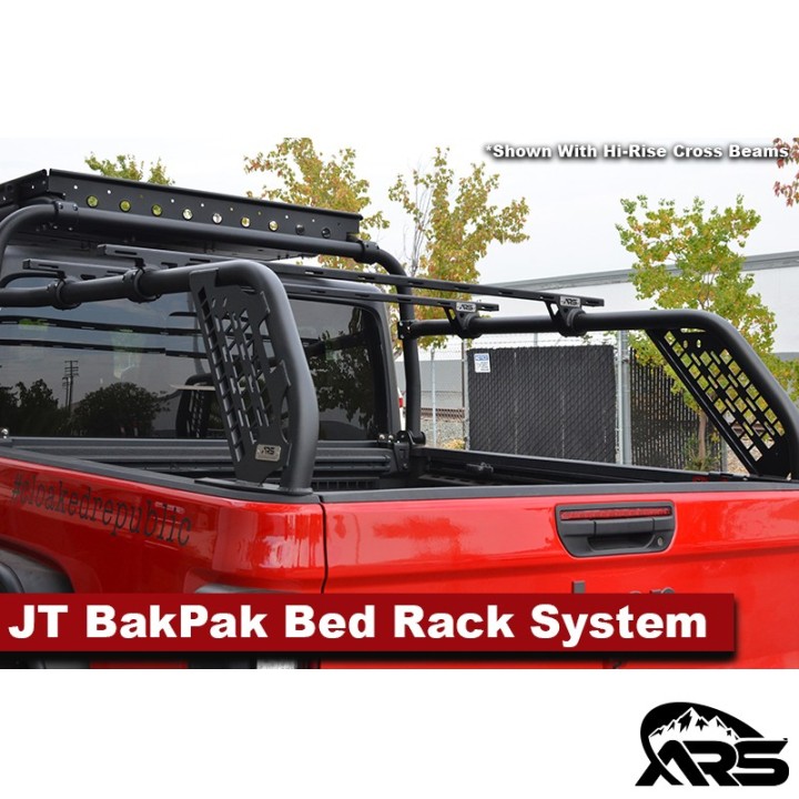 MetalCloak BakPak Bed Rack System, Jeep JT Gladiator - view 4