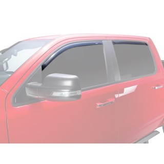 Front and rear side window visors RealTruck AVS In-Channel Ventvisor