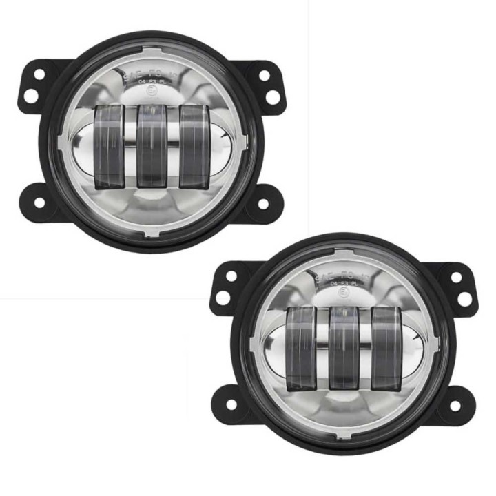 Lights przeciwmgielne LED round chrom 4,5" JW SPEAKER