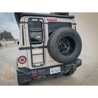 Spare tire mount relocation LEITNER DESIGNS | Szekla4x4