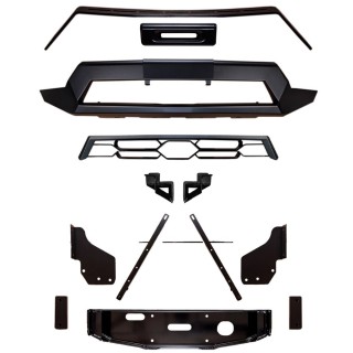 Front bumper with plate for a winch Chief Products Stealth Edition WK2 16-22