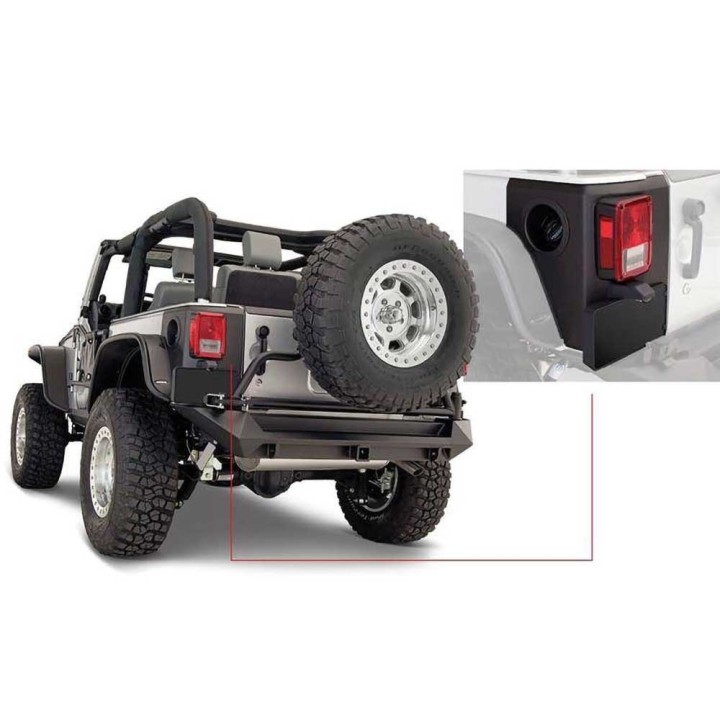 Rear corner guards REALTRUCK BUSHWACKER | Szekla4x4
