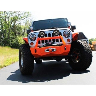 LED lights round czarne 7" for the off-road vehicle