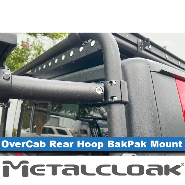 MetalCloak OverCab Hoop BakPak Mounts, Jeep JT Gladiator