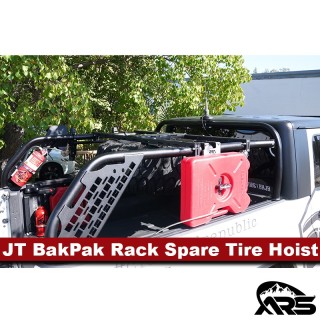 BakPak Bed Rack Tire Hoist System MetalCloak R77709 | Szekla4x