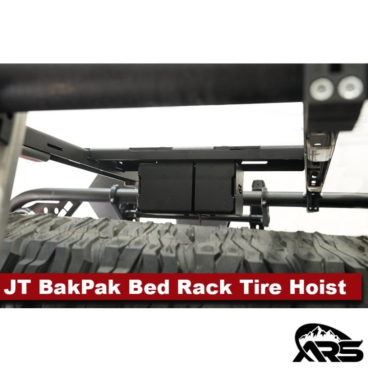 BakPak Bed Rack Tire Hoist System MetalCloak R77709 | Szekla4x