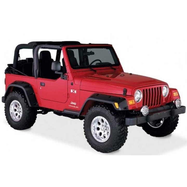 Front and rear fender flares for the Wrangler TJ | Szekla4x4