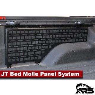 MetalCloak Truck Bed MOLLE Gear Storage Panel, Full System, Jeep JT Gladiator