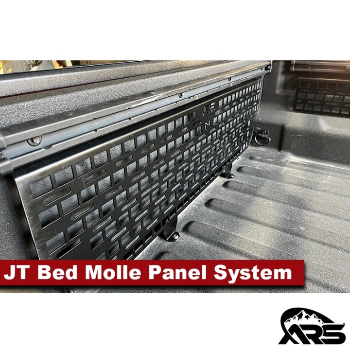 MetalCloak Truck Bed MOLLE Gear Storage Panel, Full System, Jeep JT Gladiator - view 5