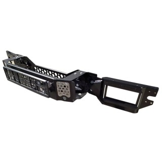 Front bumper with plate for a winch Maer