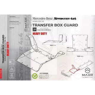 Skid plate transmission MAER - view 2