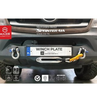 Front winch mounting plate for the Crafter 2E/2F | Szekla4x4