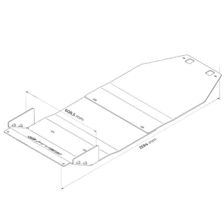 Skid plate silnika and transmission MAER | Szekla4x4