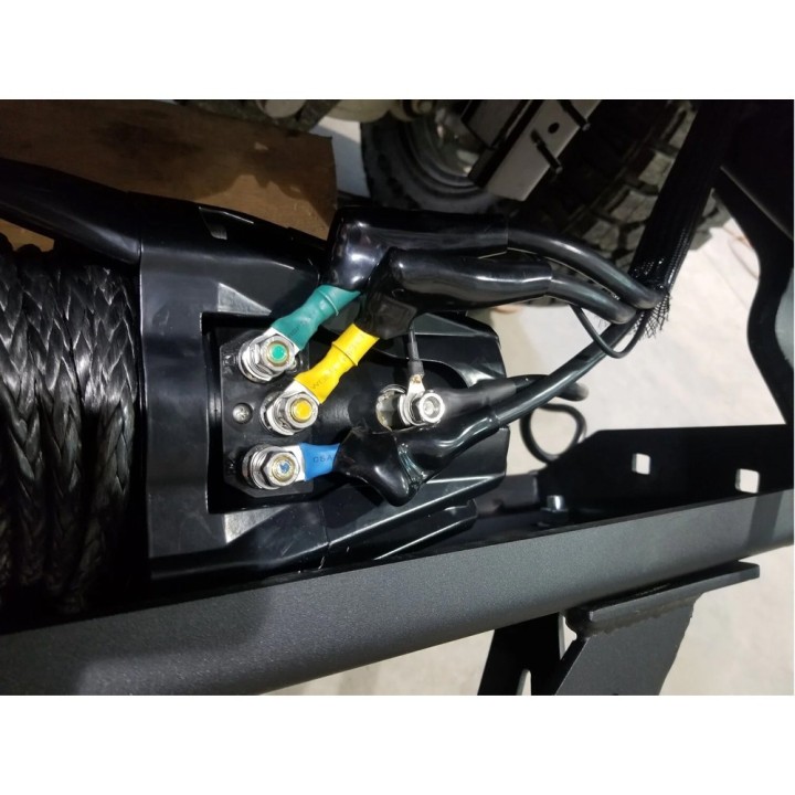 Winch control box relocation Warn VR Evo VICE DESIGN