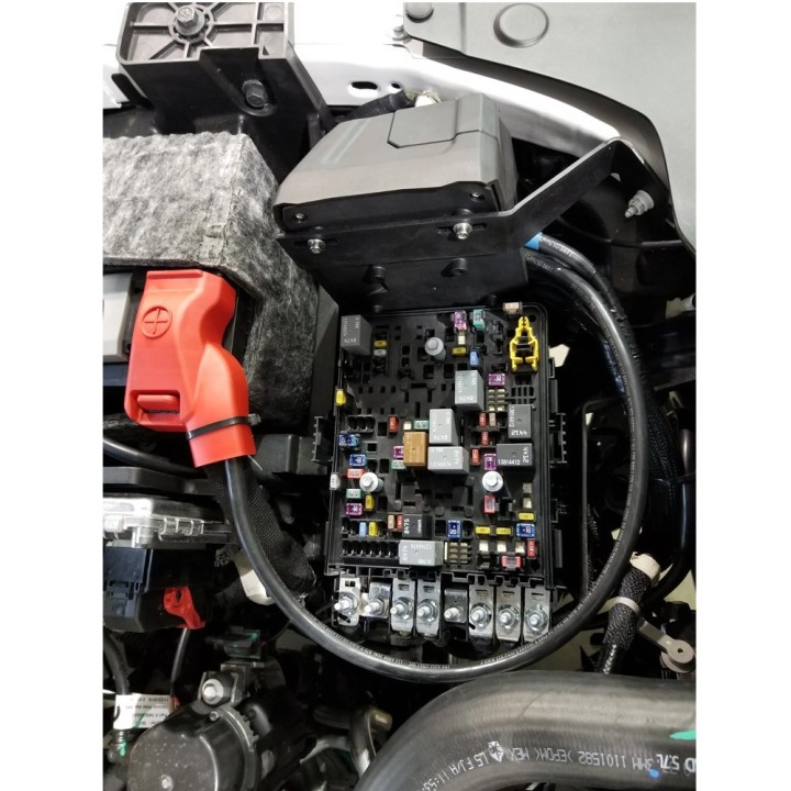 Winch control box relocation Warn VR Evo VICE DESIGN