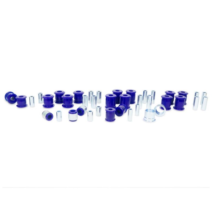 Front and rear kit bushing poliuretanowych suspension