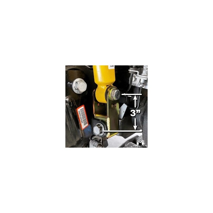 Lower Front Shock Extension Kit MetalCloak 8033 | Szekla4x4