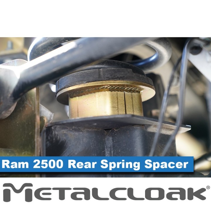 Rear Spring Spacers 3" Max Payload MetalCloak 8130 | Szekla4x4