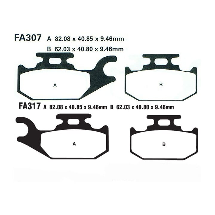 Klocki hamulcowe FA317TT