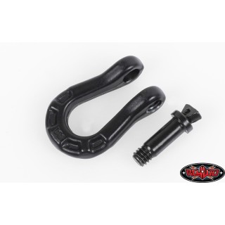 RC4WD Z-S1090 Warn 1/10 D-Ring Shackle, Steel, Matte Black - view 2