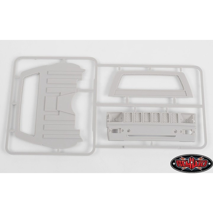 RC4WD Z-B0074 Mojave II Cab Back Panels and Grill Parts Tree (Primer Gray)
