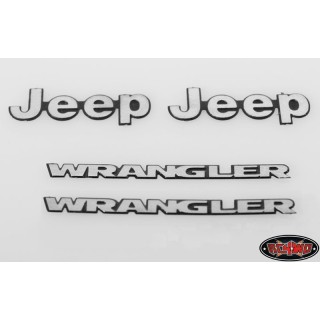 RC4WD VVV-C0060 1/10 Metal Logo Set for Tamiya CC01 Wrangler